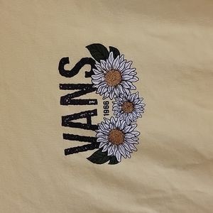 Vans Off The Wall Yellow Daisy Tshirt